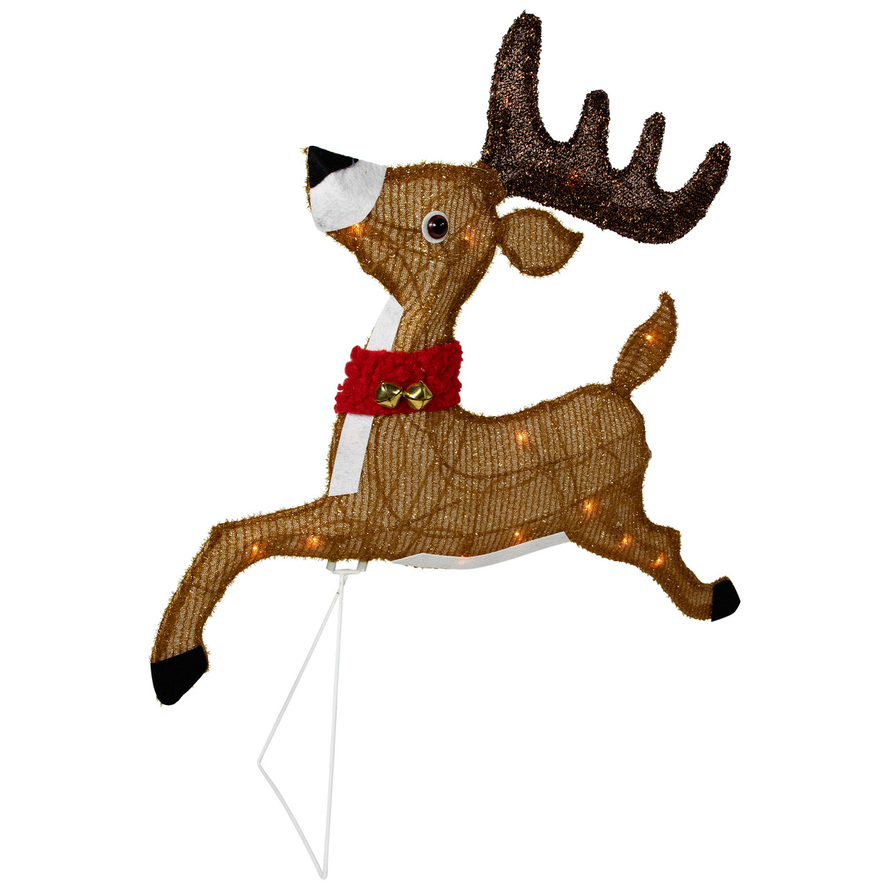 Mini Reindeer Christmas Buttons Rudolph Sew Cute Sleigh/Reindeer Sew Thru Flat Back Jesse James Dress It Up Buttons - 665