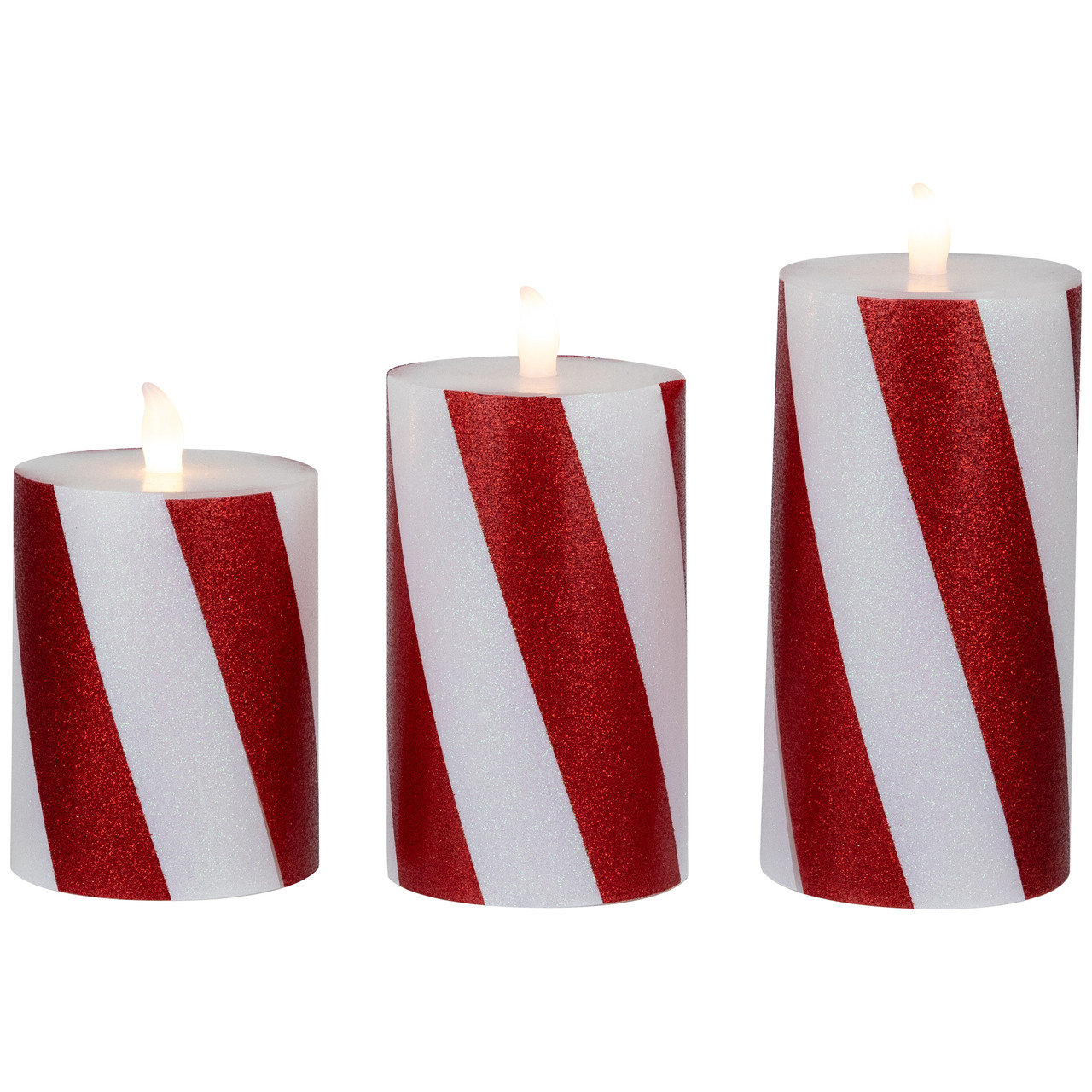 Wax Luminaries Candles (3 diameter by 6, 7, 8.5 Tall)