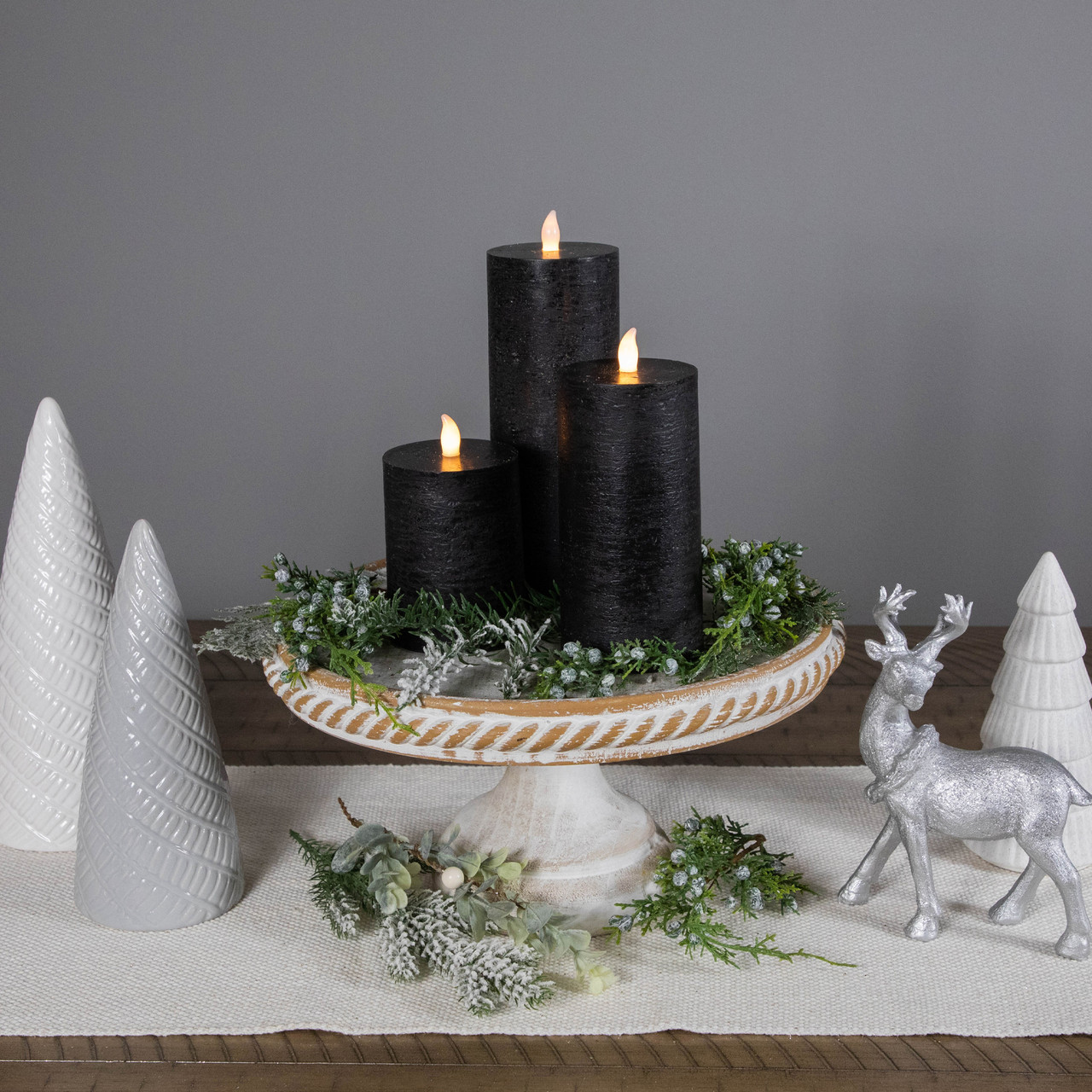Northlight LED Flameless Pillar Candles - Thumbnail 3