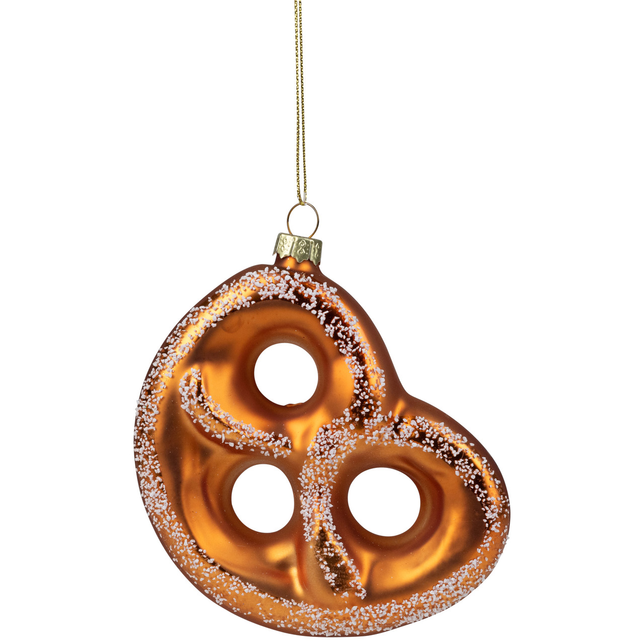 Northlight Salted Soft Pretzel Christmas Ornament - Thumbnail 3