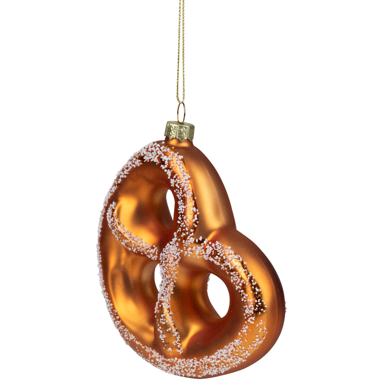 Northlight Salted Soft Pretzel Christmas Ornament - Thumbnail 5