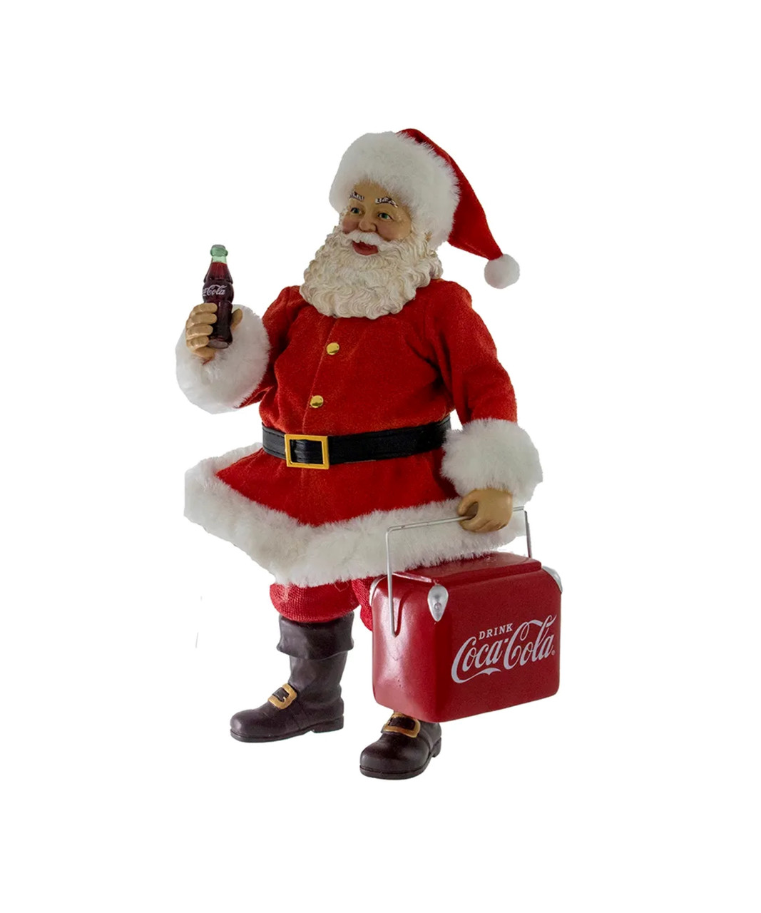 Coca-Cola Santa with Cooler Christmas Decoration - 10.5