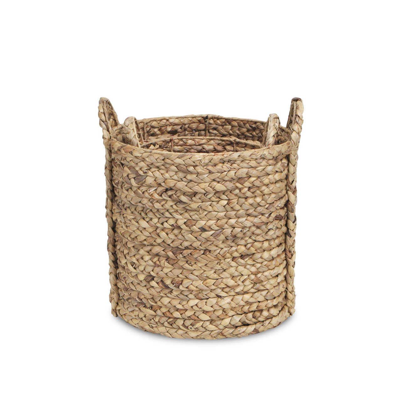 Brown - Handcrafted Organic Water Hyacinth Posh Basket