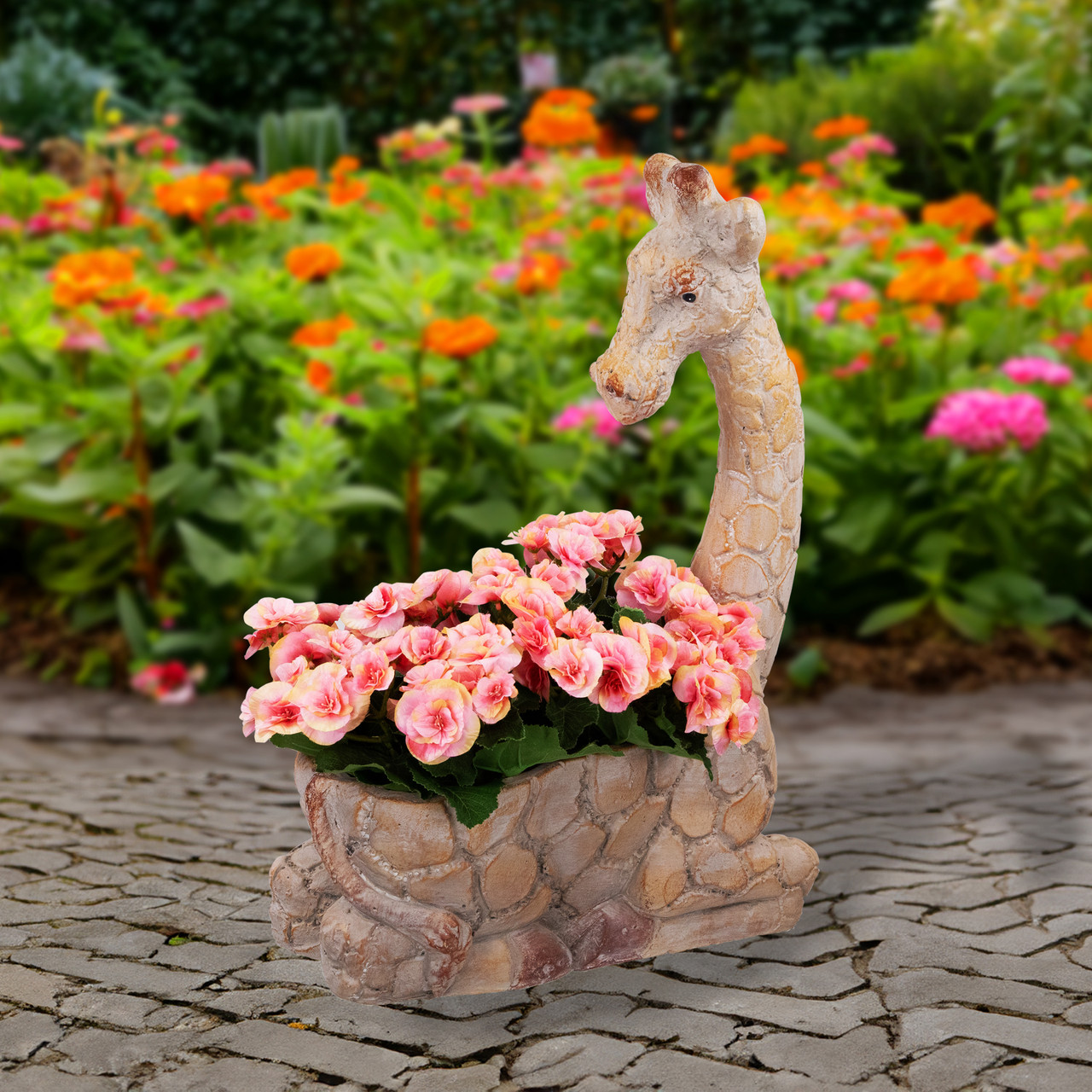 Giraffe Outdoor Ceramic Garden Planter - 17" | Christmas Central