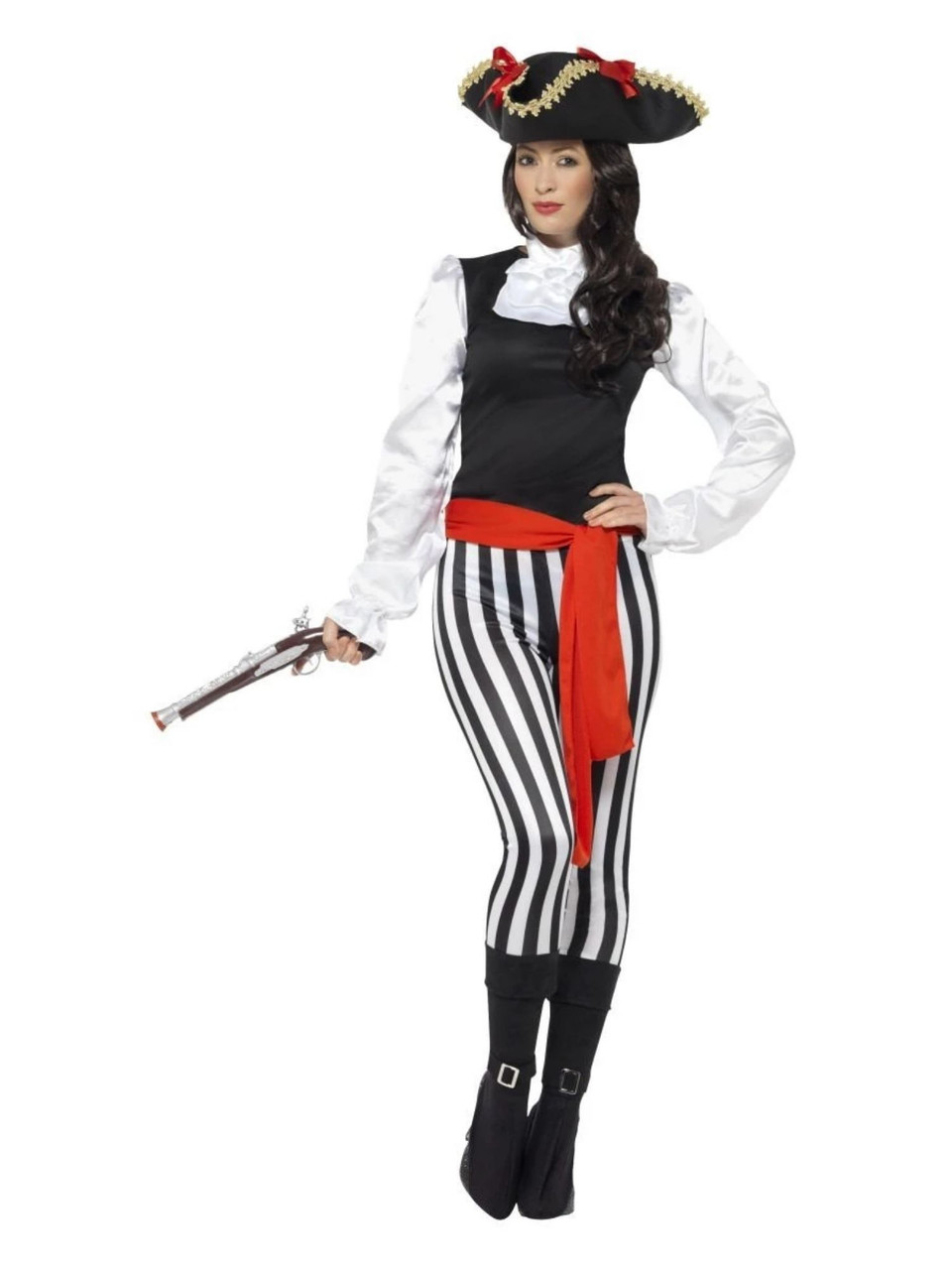 knee length dresses for ladies Women Pirate Costume Black Medieval Outfit for Adult Carnival Halloween  Cosplay Costume