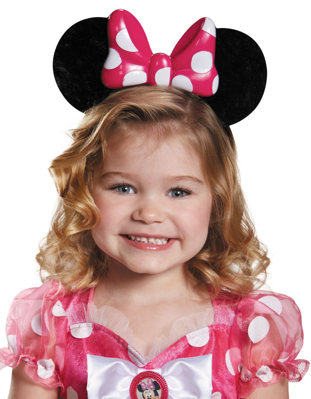 Black Pink Minnie Mouse Light Up Ears Girl Child Halloween