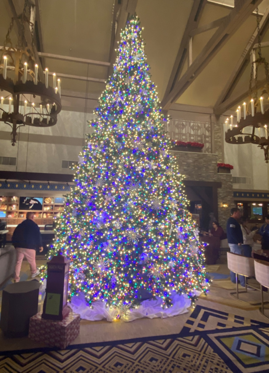 24' Commercial Pre-Lit Olympia Pine Artificial Tower Christmas