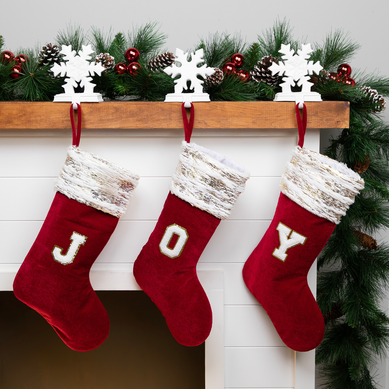 Velvet JOY Christmas Stockings - 20