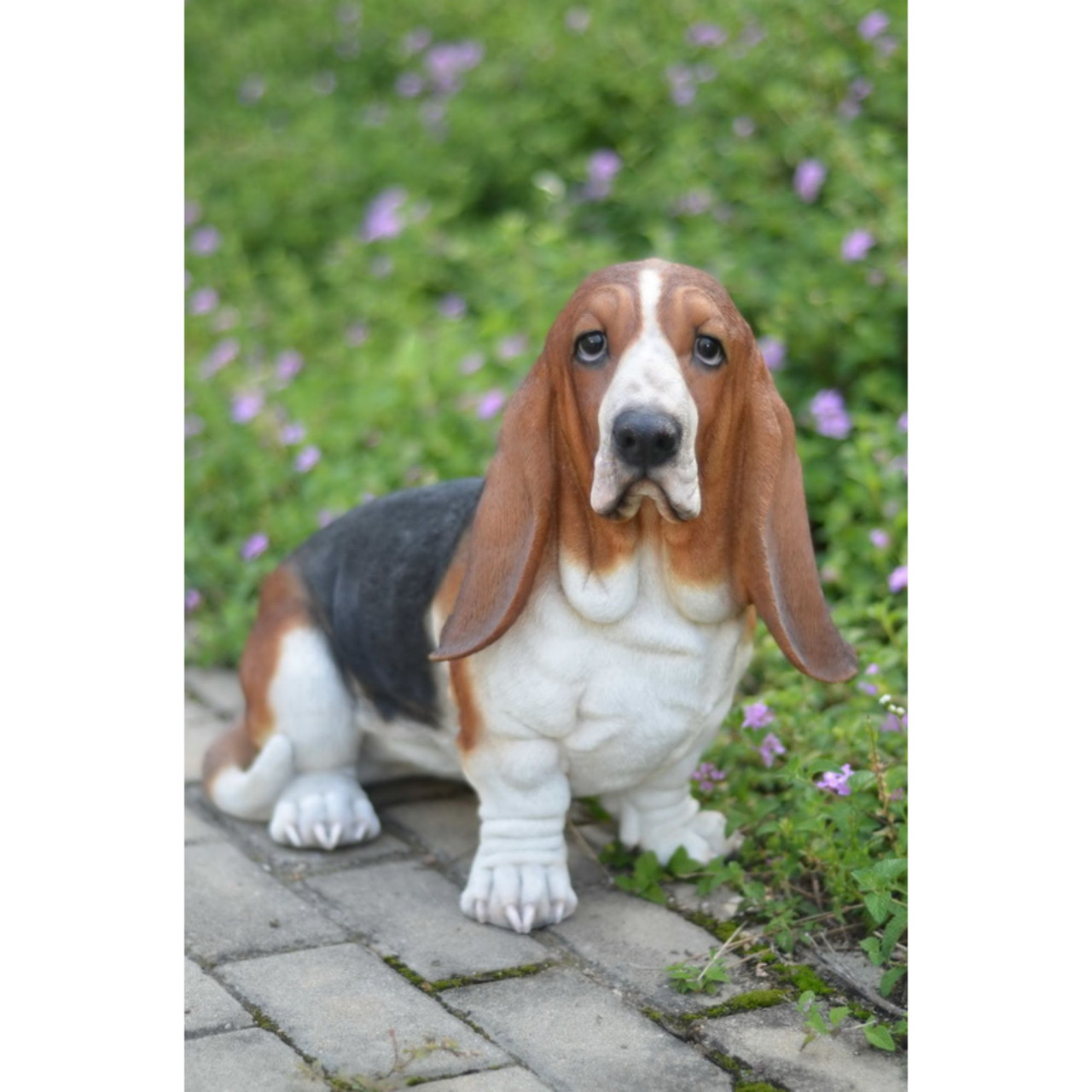 Hi-Line Gift Ltd. Basset Hound Garden Statue - Thumbnail 4
