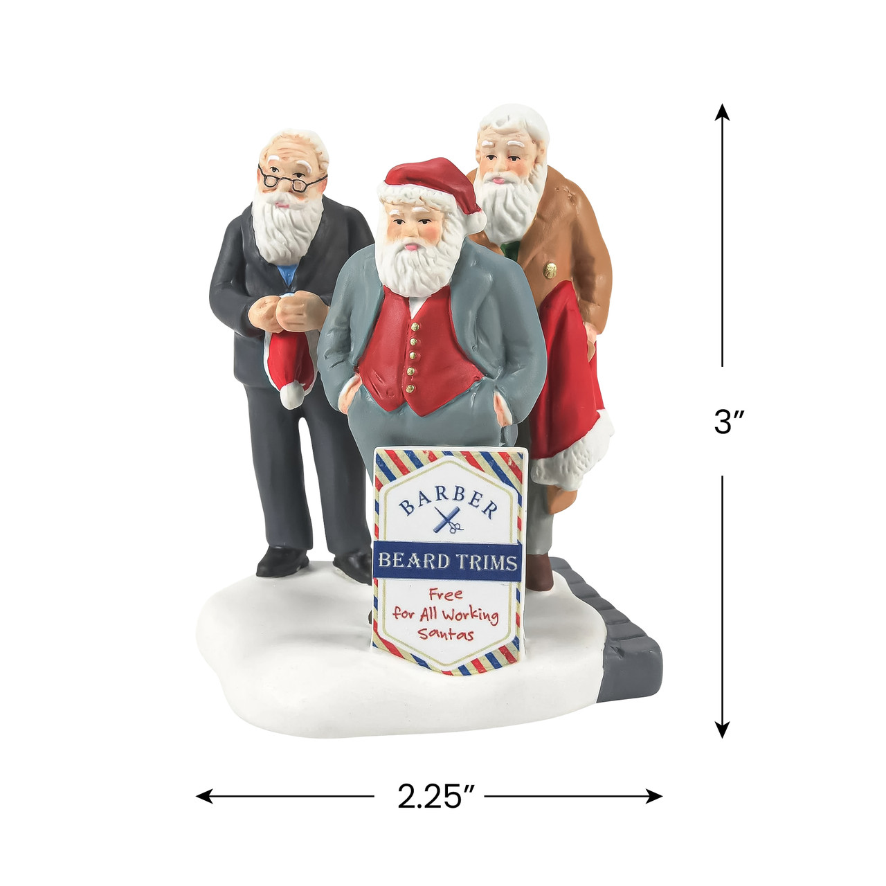 Department 56 A Shave In Time For Christmas Figure