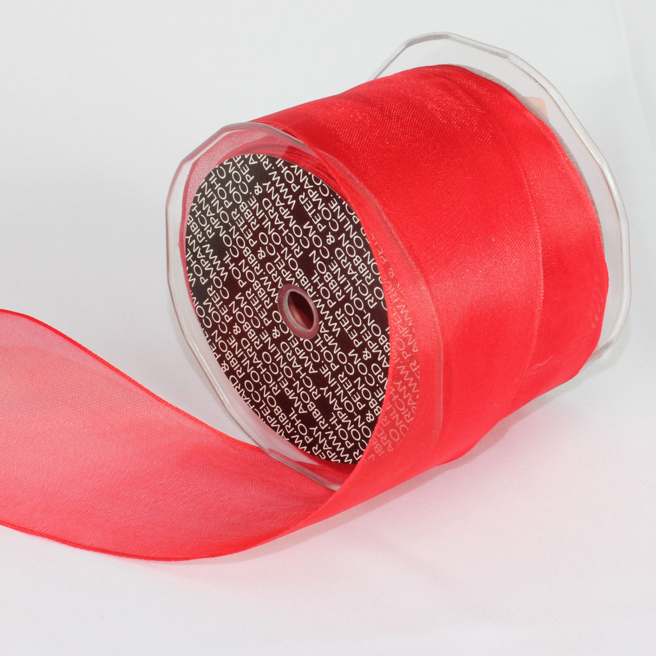 2.5 x 10 yds Shimmering Sage Ribbon, Wired Christmas Ribbon