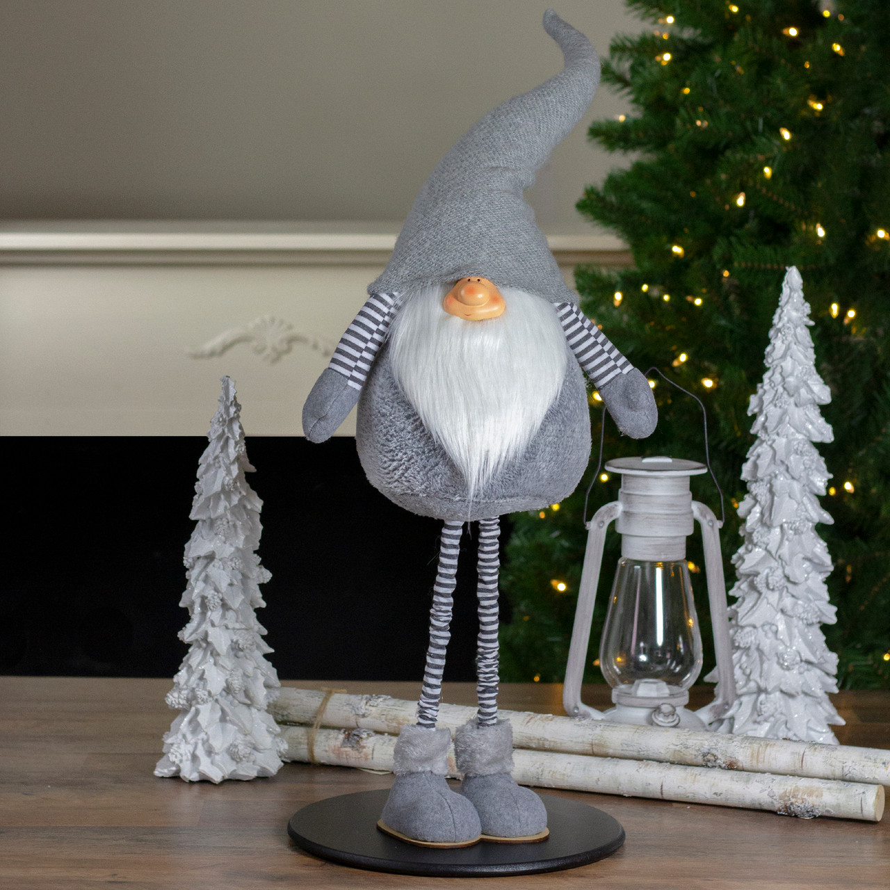 Chubby Adjustable Height Smirking Gnome - 42
