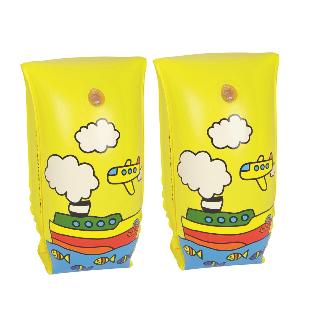 12" Inflatable Kiddie Voyage Swimming Pool Arm Floats - Set of 2 ...