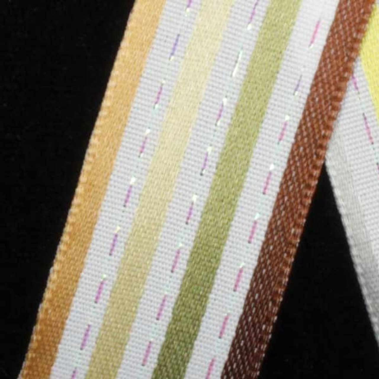 Brown and Beige Wired Craft Ribbon 0.25 x 54 yards