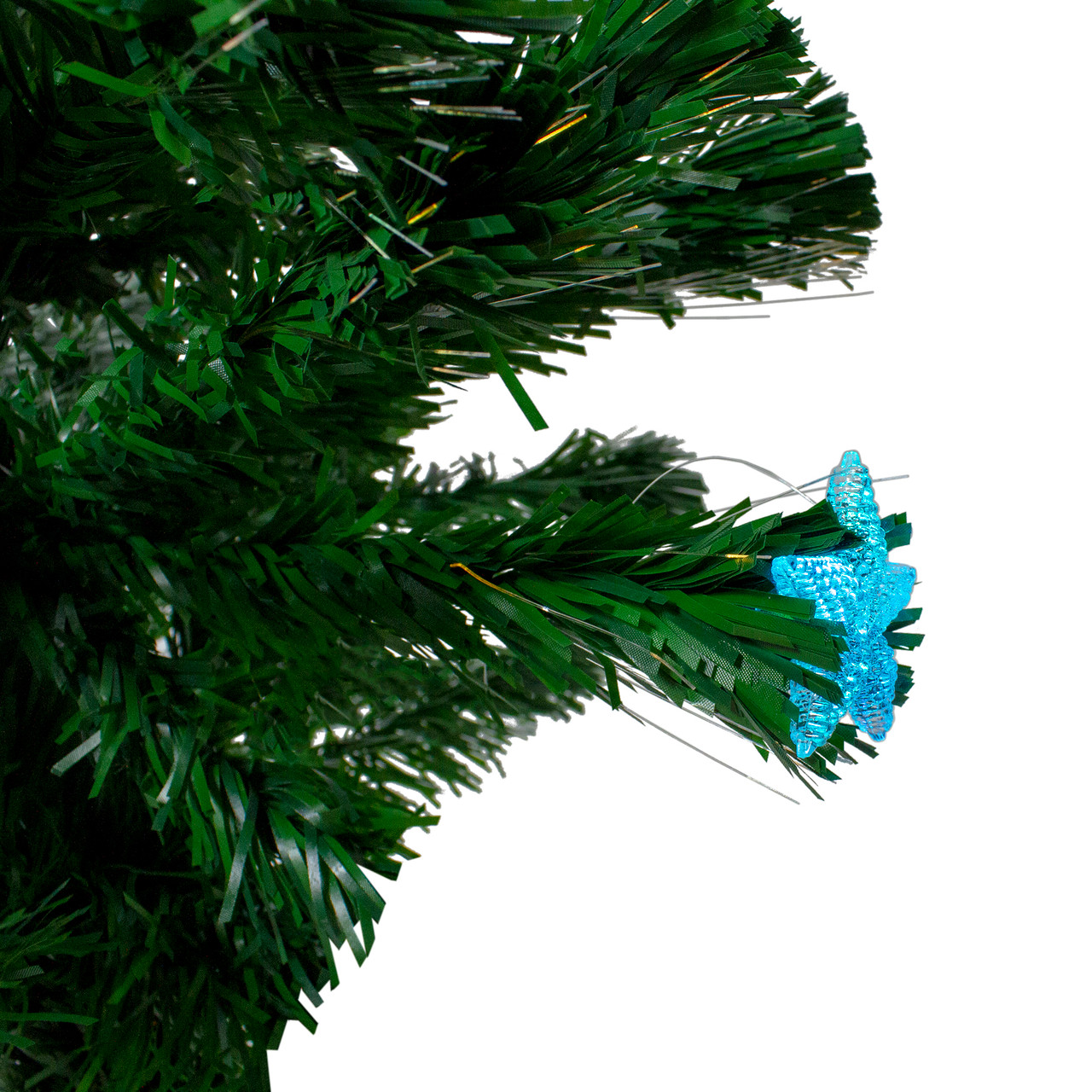 4' Artificial Christmas Tree | Pre-Lit LED Color Changing Fiber Optic ...