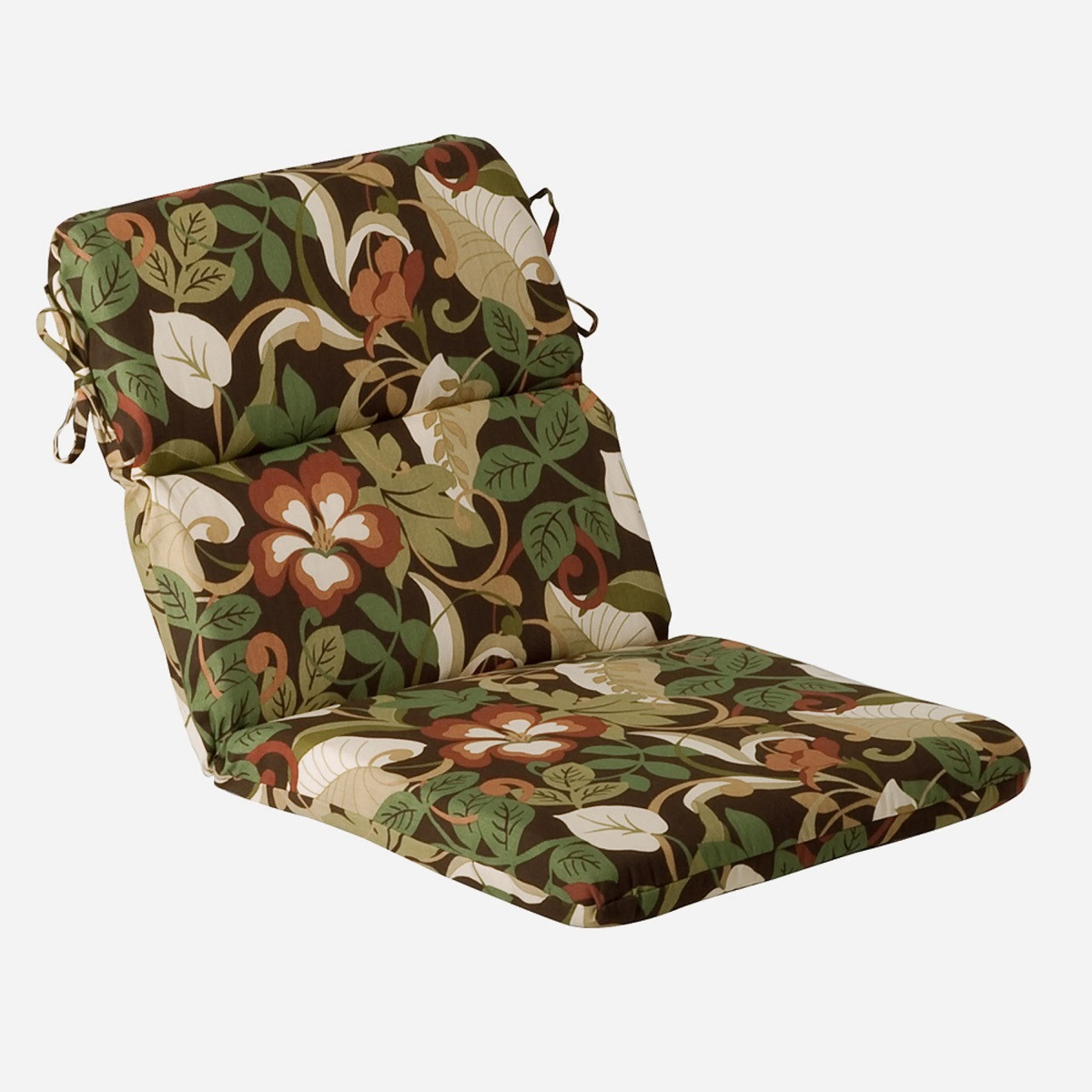Outdoor Patio Furniture High Back Chair Cushion Floral Cafe Christmas Central