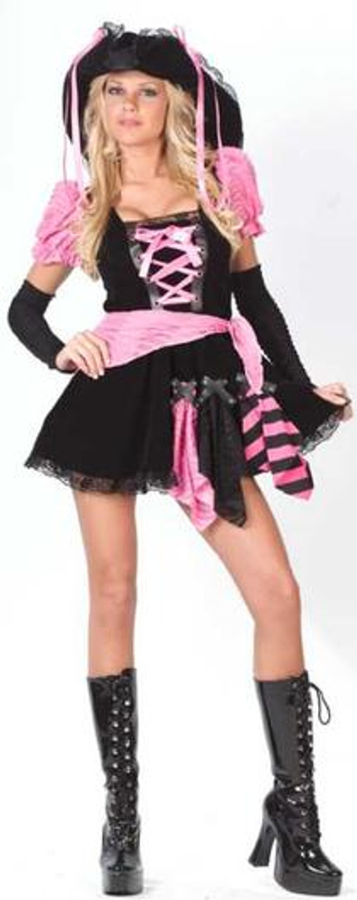 Pink Ribbon Pirate Skirt
