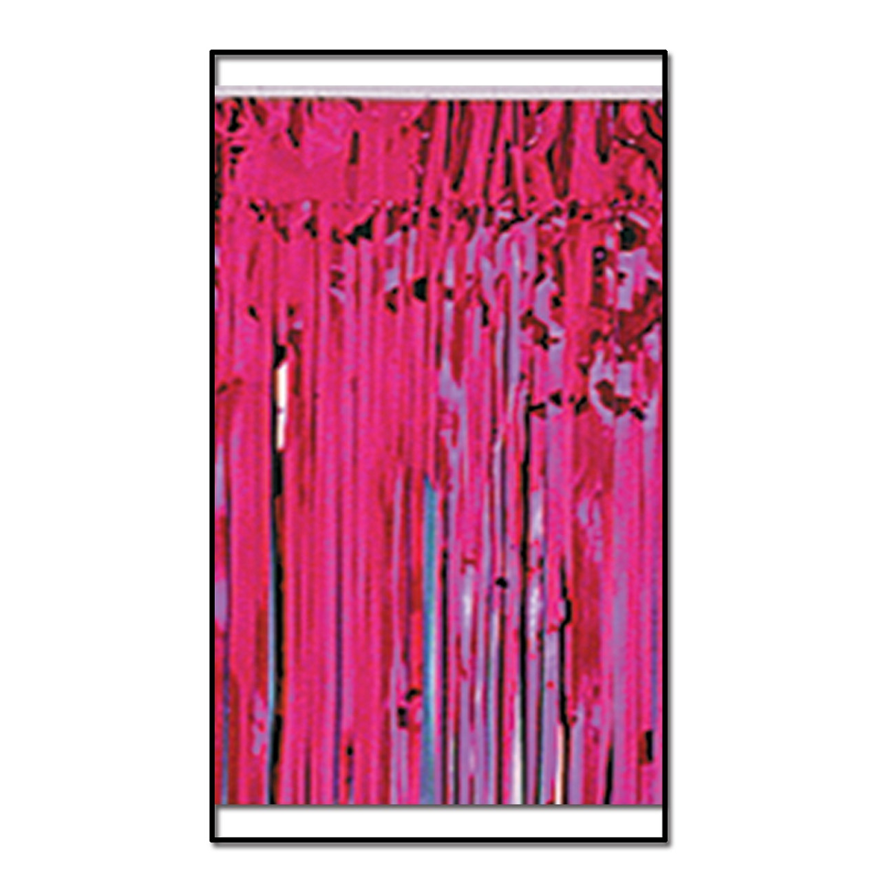 Pink Backdrop for Pink Party Decorations - Pink Foil Fringe Curtain | Pink  Fringe Backdrop for Pink Streamers Party Decorations, Pink Graduation