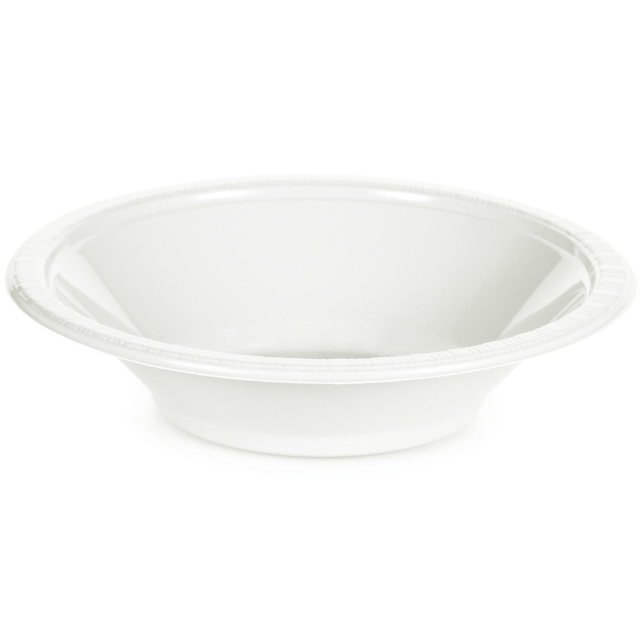 Club Pack of 240 White Round Disposable Party Bowls 12 oz