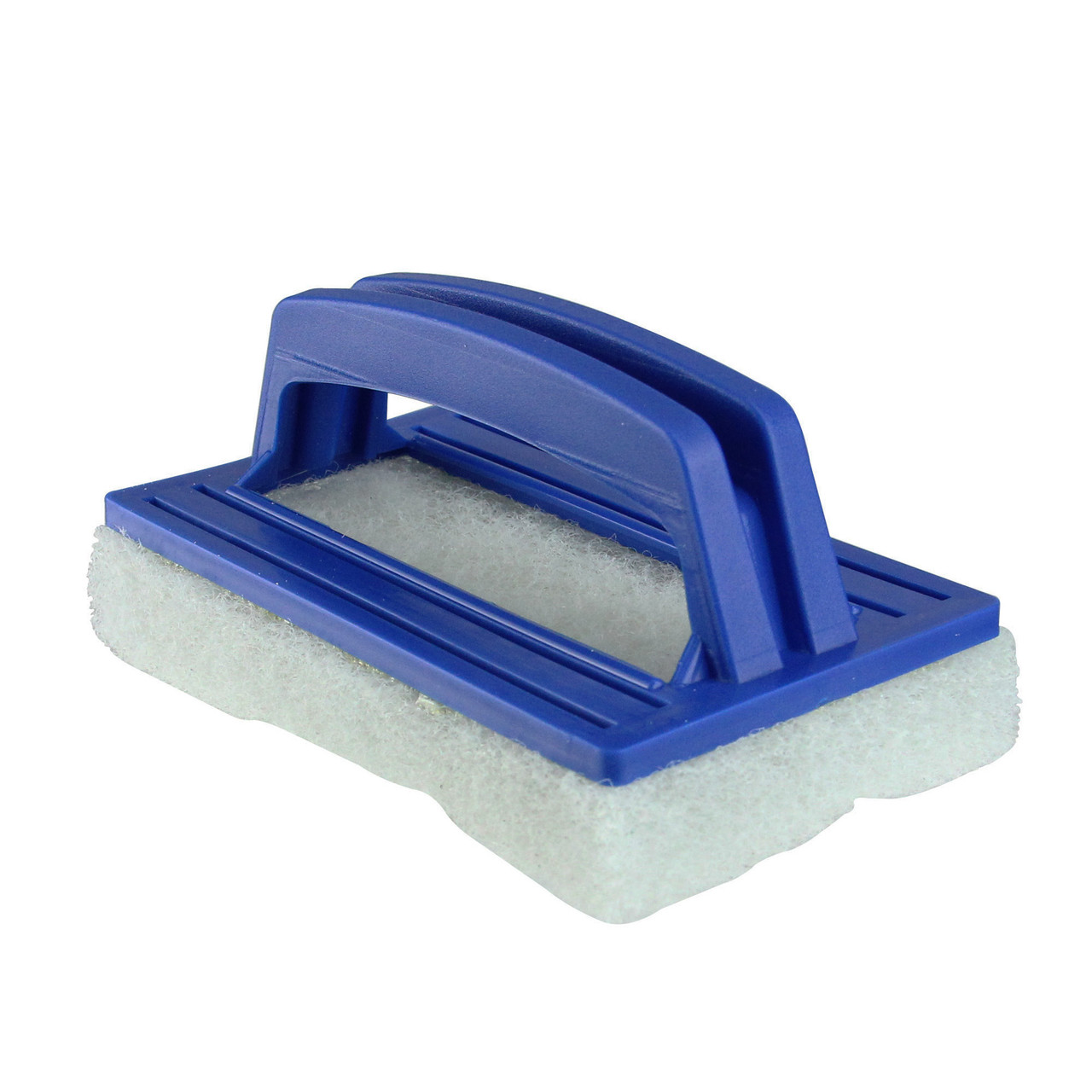 5.5 Blue Hand Held Swimming Pool Wall & Floor Scrubber Pad Brush