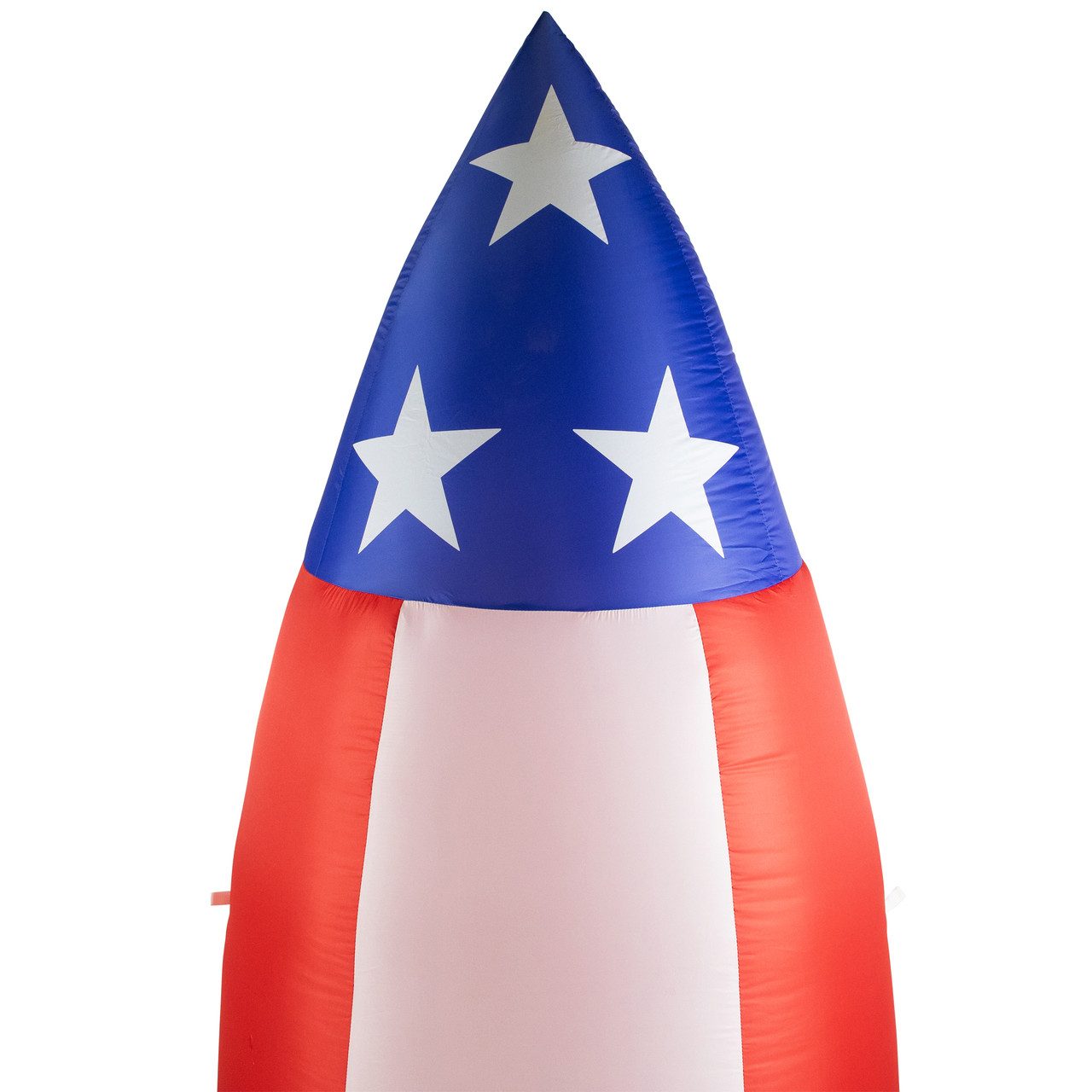 Inflatable LED Lighted 4th of July Americana Rocket Outdoor Yard ...
