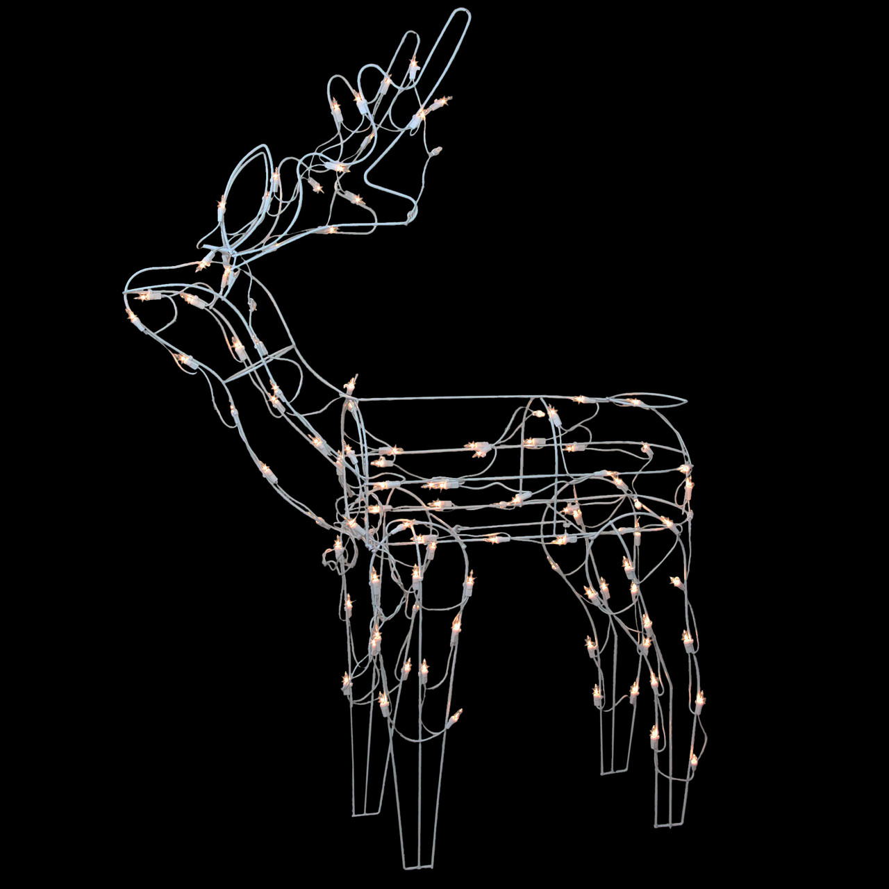 outdoor lighted reindeer