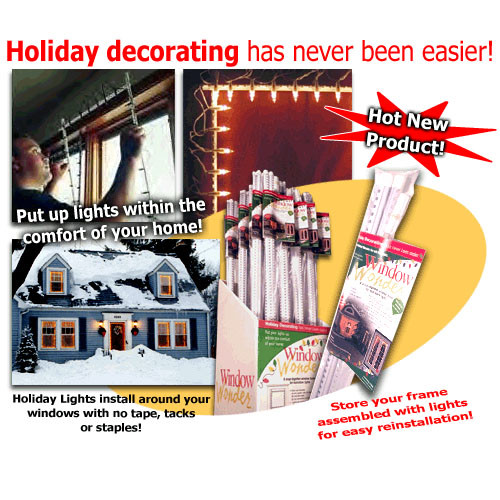 The Window Wonder For Christmas Lights - 4 Rod Pack | Christmas Central
