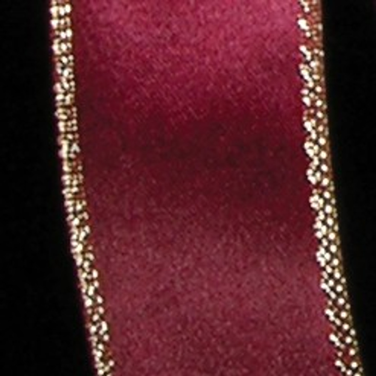 4” x 5 Yard Red & Gold Diamond Pattern with Sequins Velour Velvet