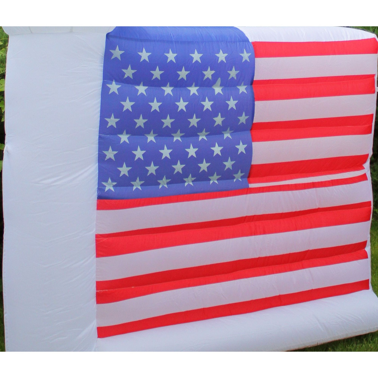 5.5' Pre-Lit Inflatable American Flag Outdoor Decoration | Christmas ...