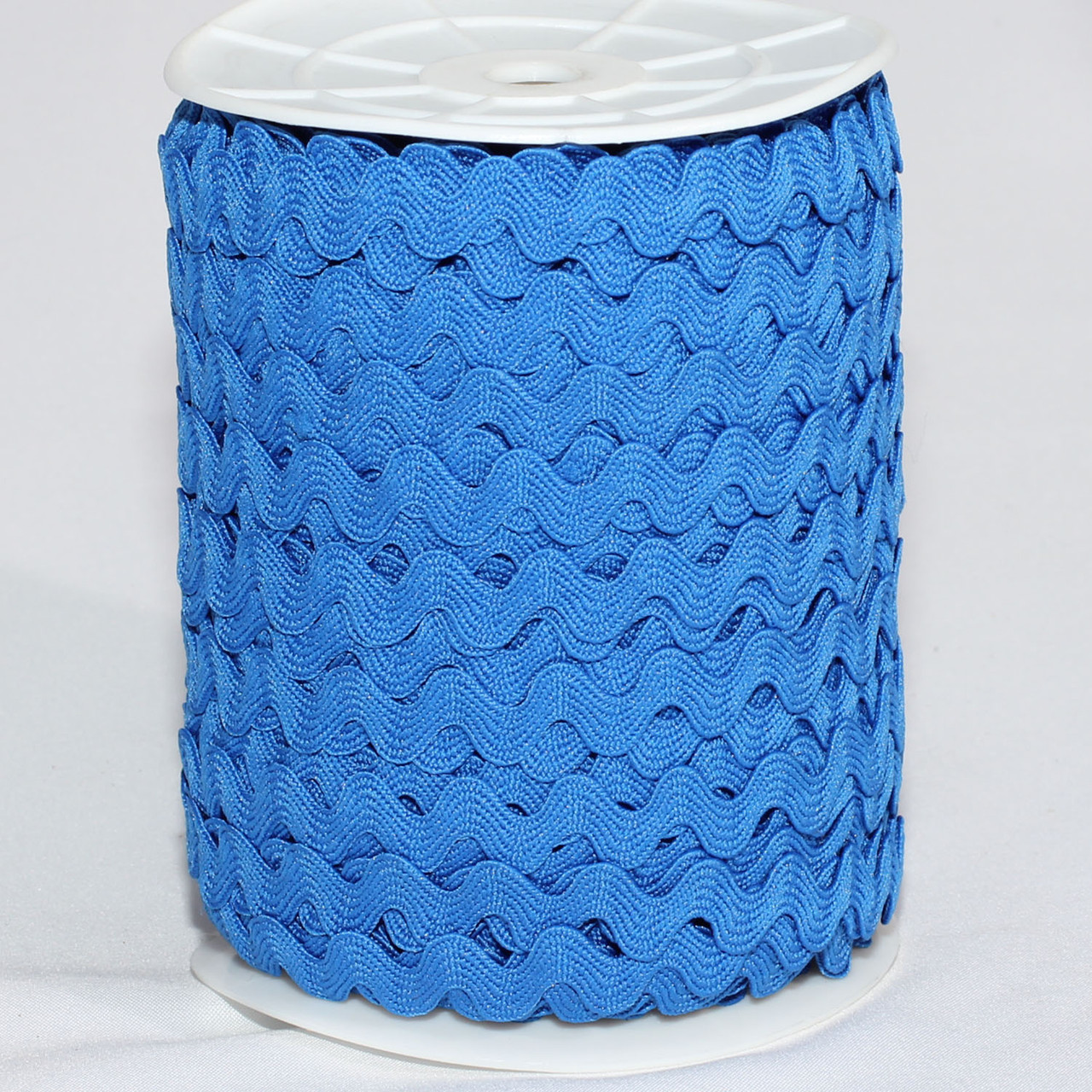 Royal Blue Woven Edge Ric Rac Craft Ribbon 0.25