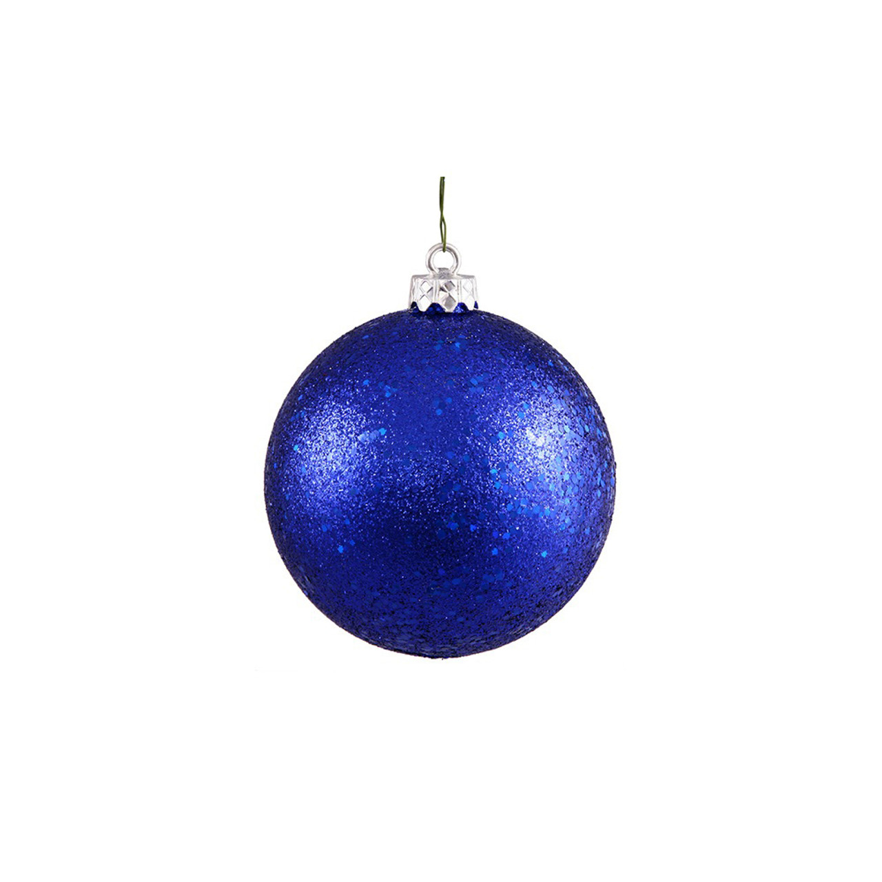 Christmas Halloween Plastic Ornaments Purple Blue Black 2.75 Set