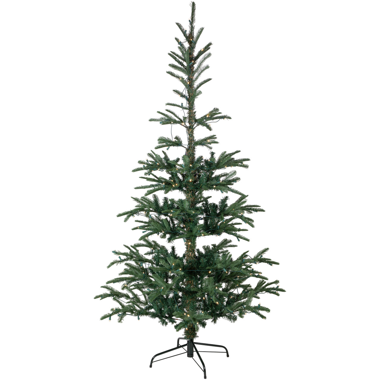 6.5' Real Touch️ Pre-Lit Slim Nordmann Fir Artificial Christmas Tree