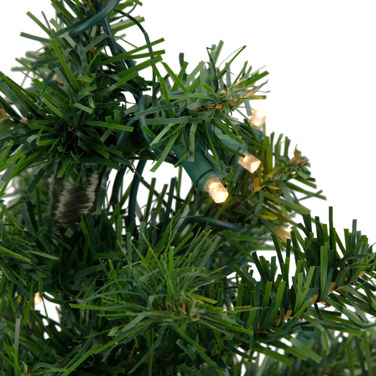 2' Pre-Lit Medium Mixed Classic Pine Artificial Christmas Tree - Warm ...