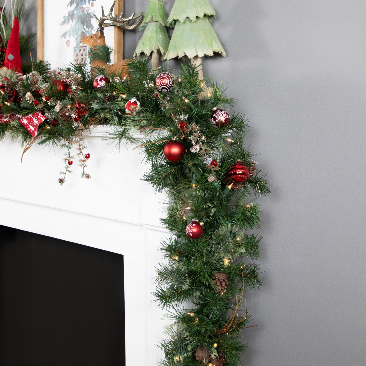 Northlight Mixed Pine Christmas Garland