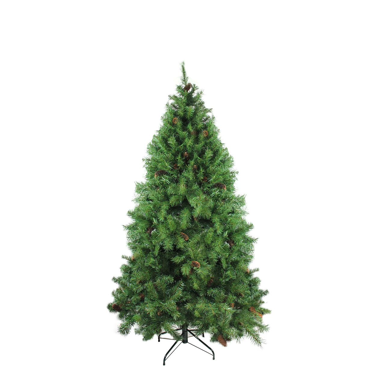 unlit artificial christmas tree