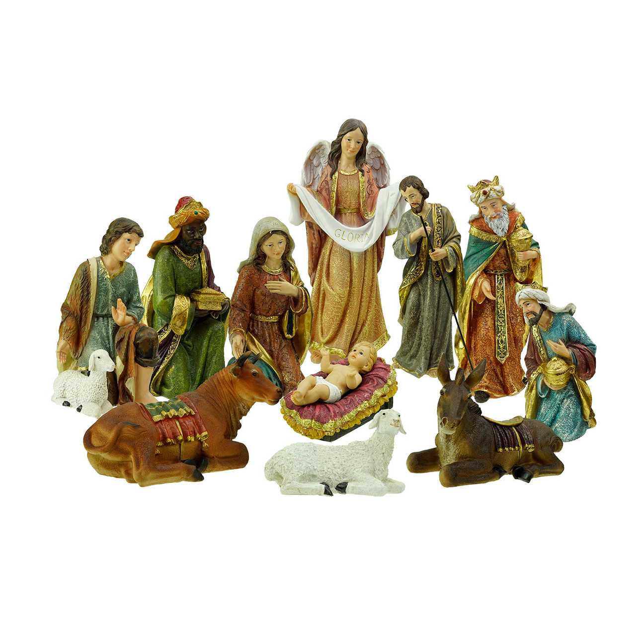 11-pc Holy Family & Three Kings Inspirational Religious Christmas ...