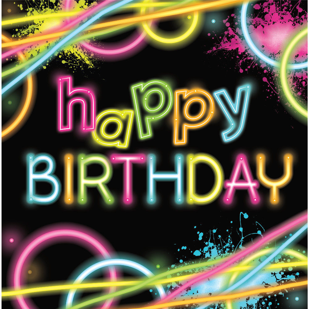 Fabulous Birthday Luncheon Servietten – 33 Cm, 36 Stück, Bunt & Festlich Für Geburtstagspartys