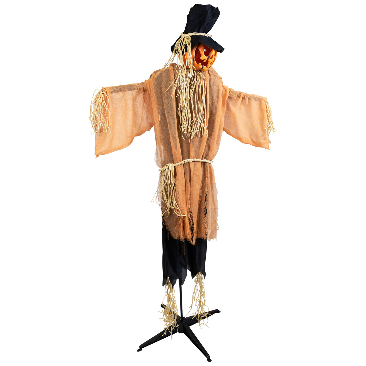 Northlight Jack-O'-Lantern Scarecrow Halloween Decoration - Thumbnail 4