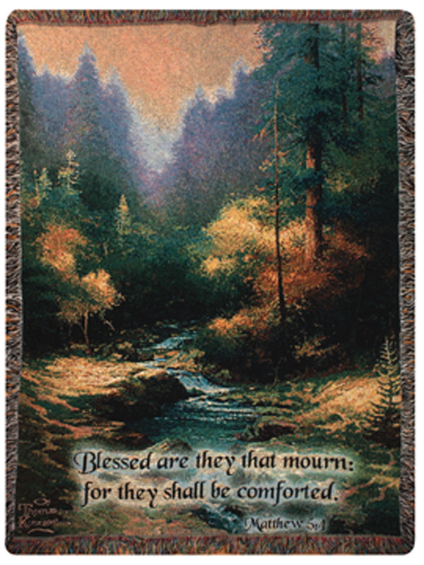 creekside lawn care on Creekside Trail Bible Verse Matthew Tapestry Throw Blanket 50 X 60 Christmas Central
