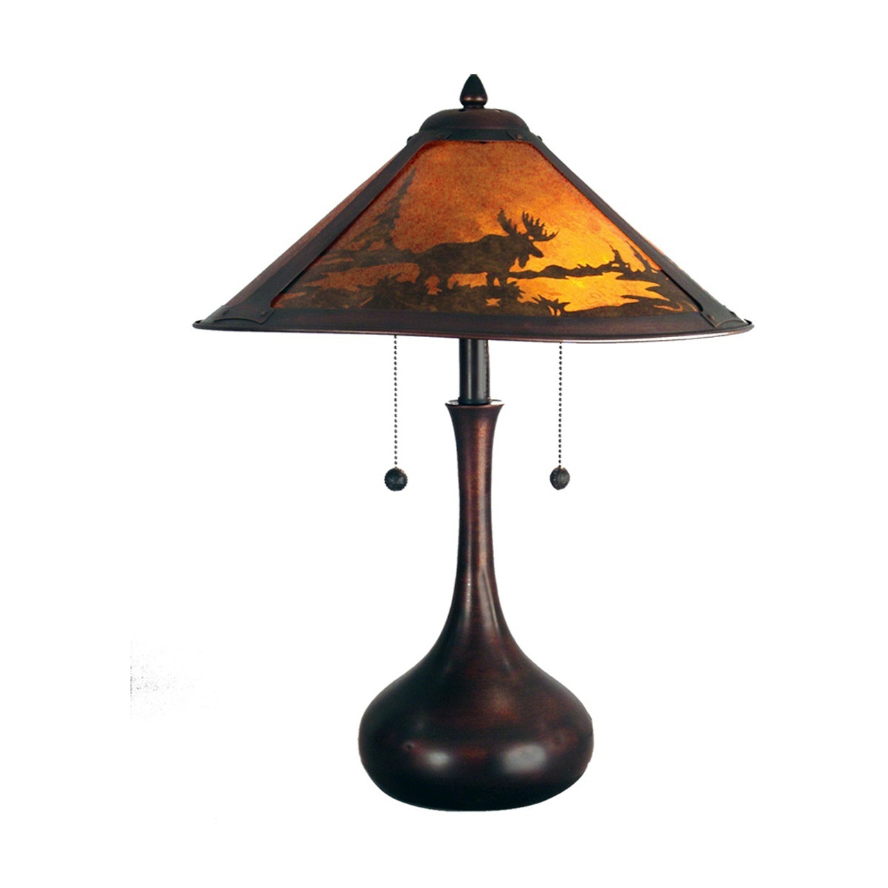 animal print table lamp