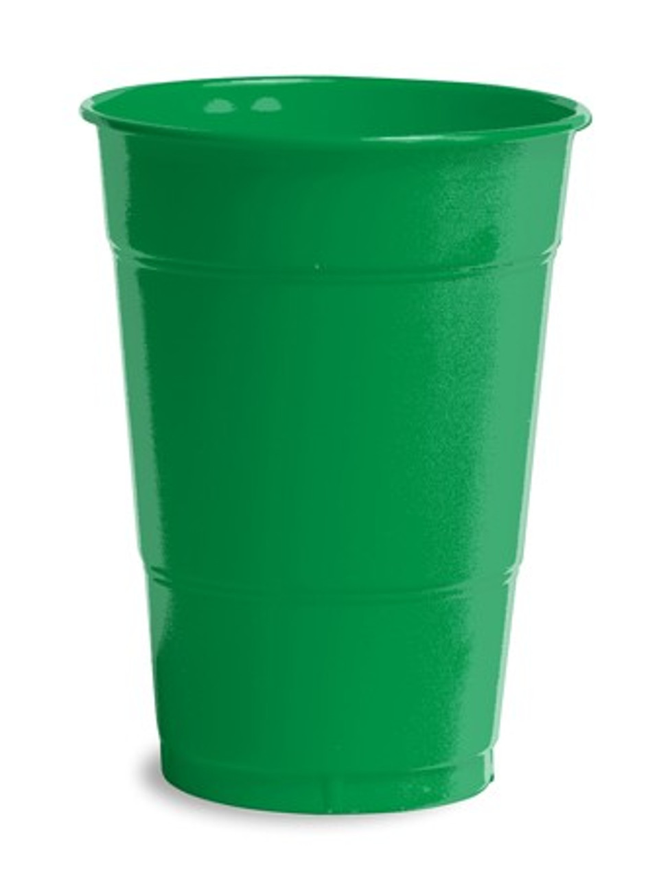 Club Pack of 240 Emerald Green Disposable Drinking Party Tumbler