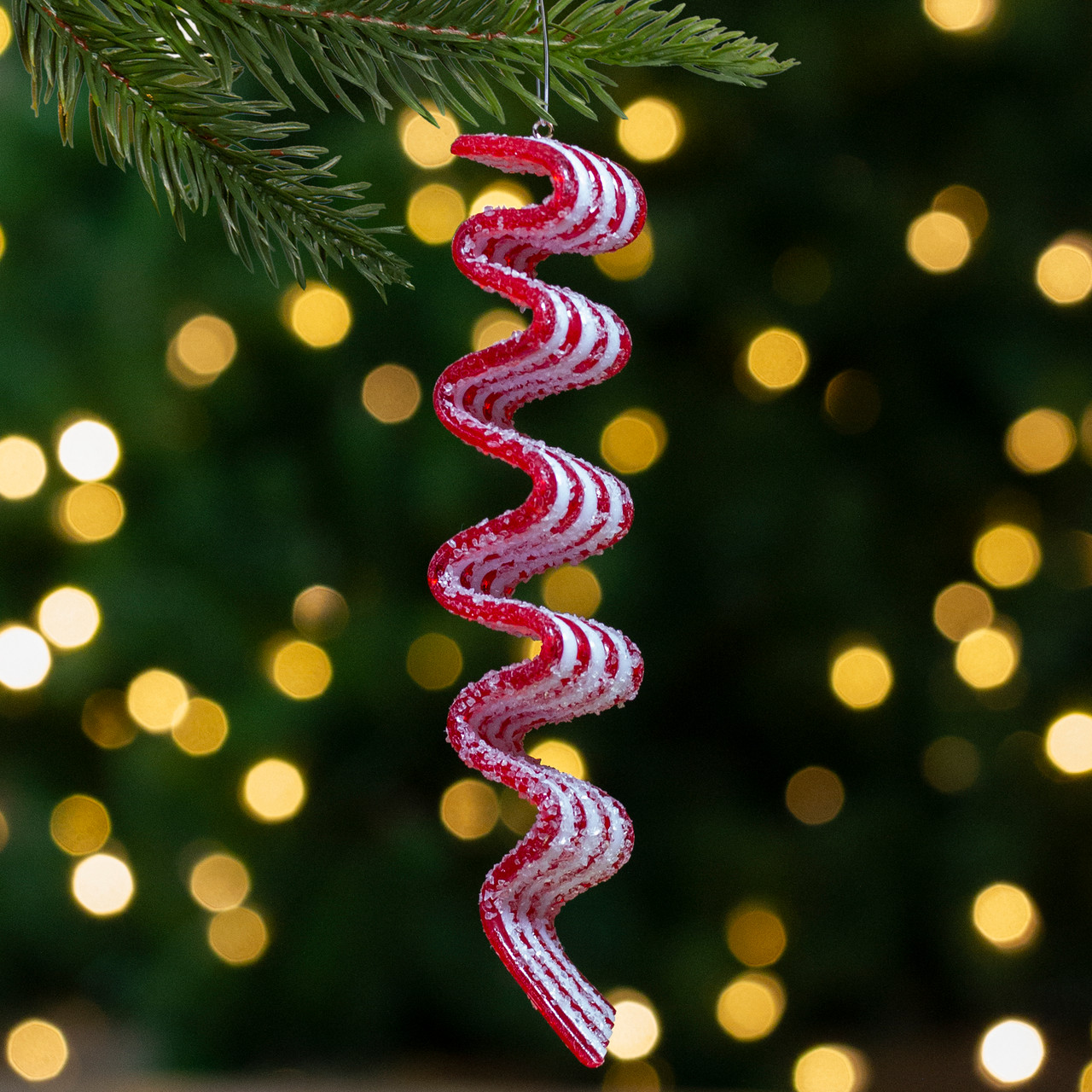 Red White Candy Christmas Tree Decorations