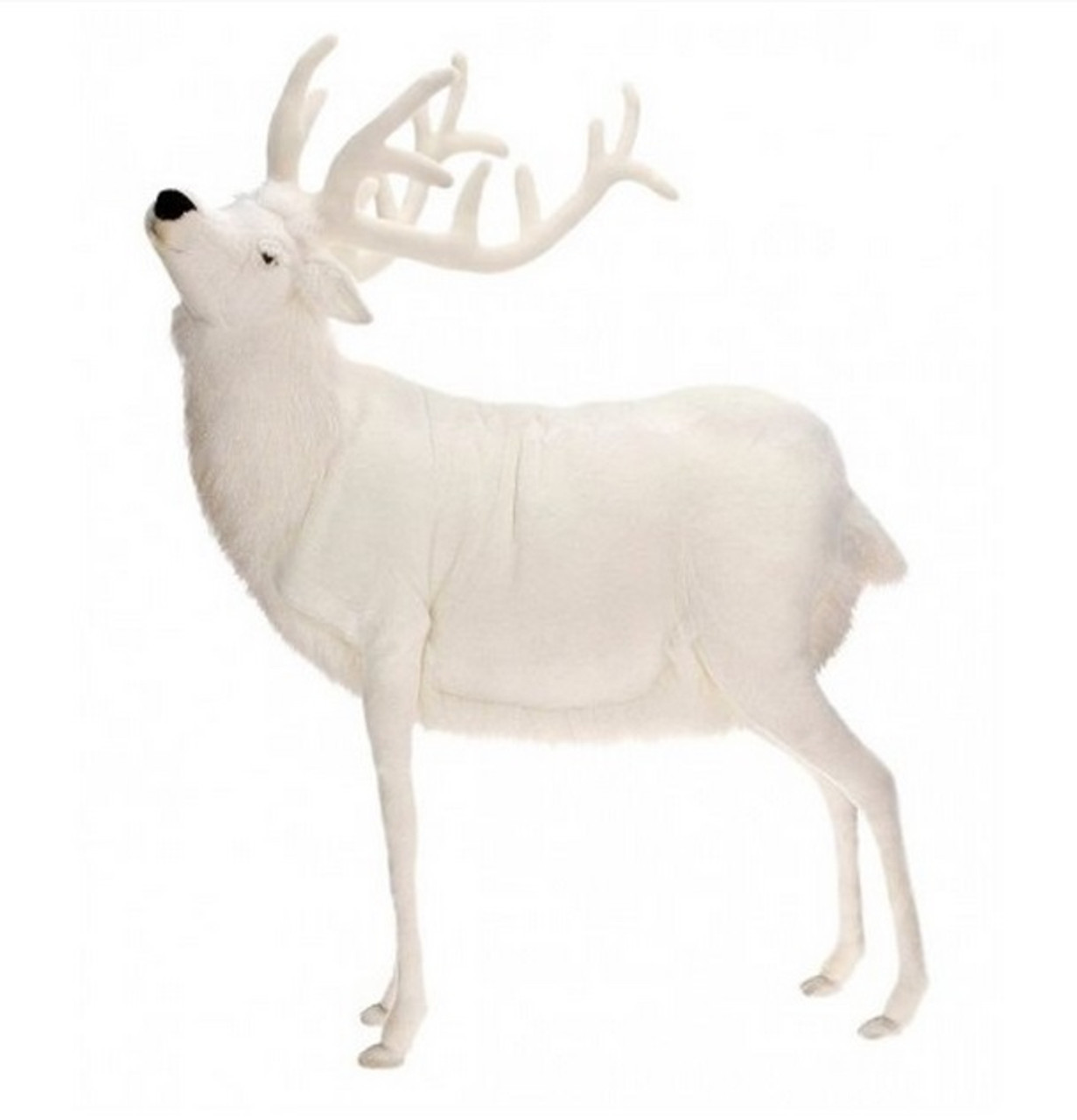 white reindeer plush