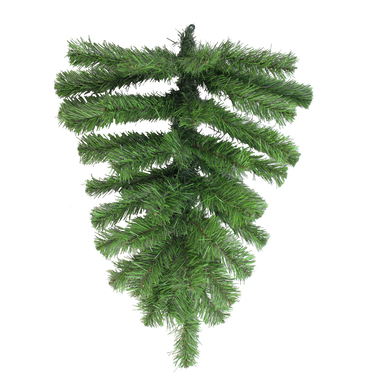 22 Green Pine Teardrop Artificial Christmas Swag - Unlit