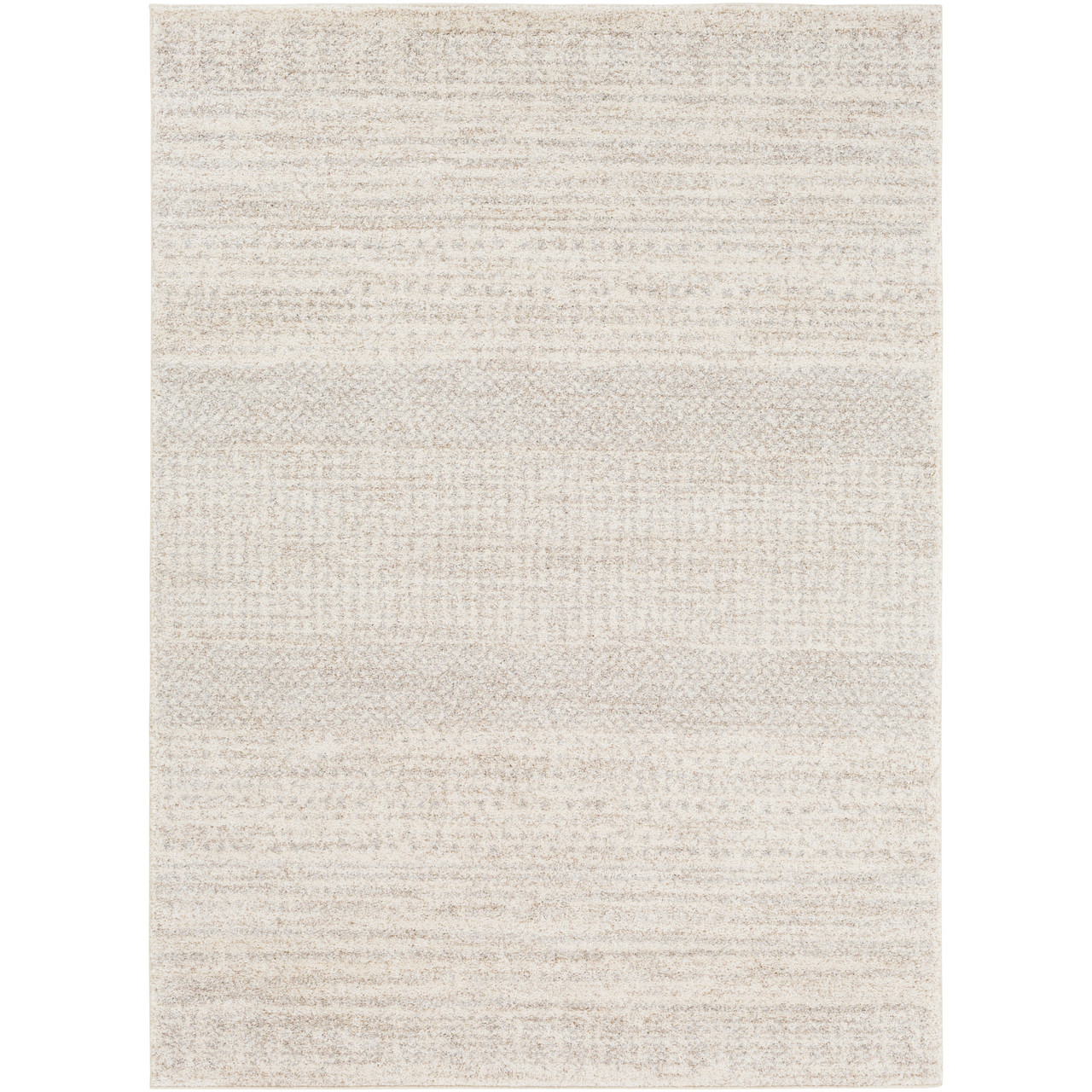 Tiwari Home 5' x 7.5' Contemporary Beige and Pastel Gray Hand Woven Area  Throw Rug
