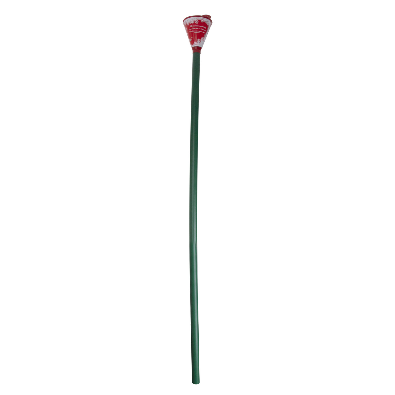 39" Green & Red Christmas Tree Watering Funnel Christmas Central