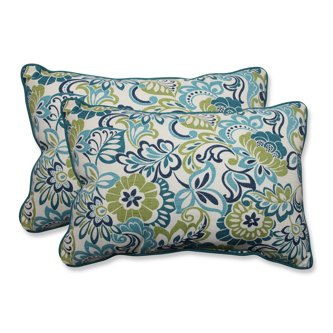 bright floral throw pillows