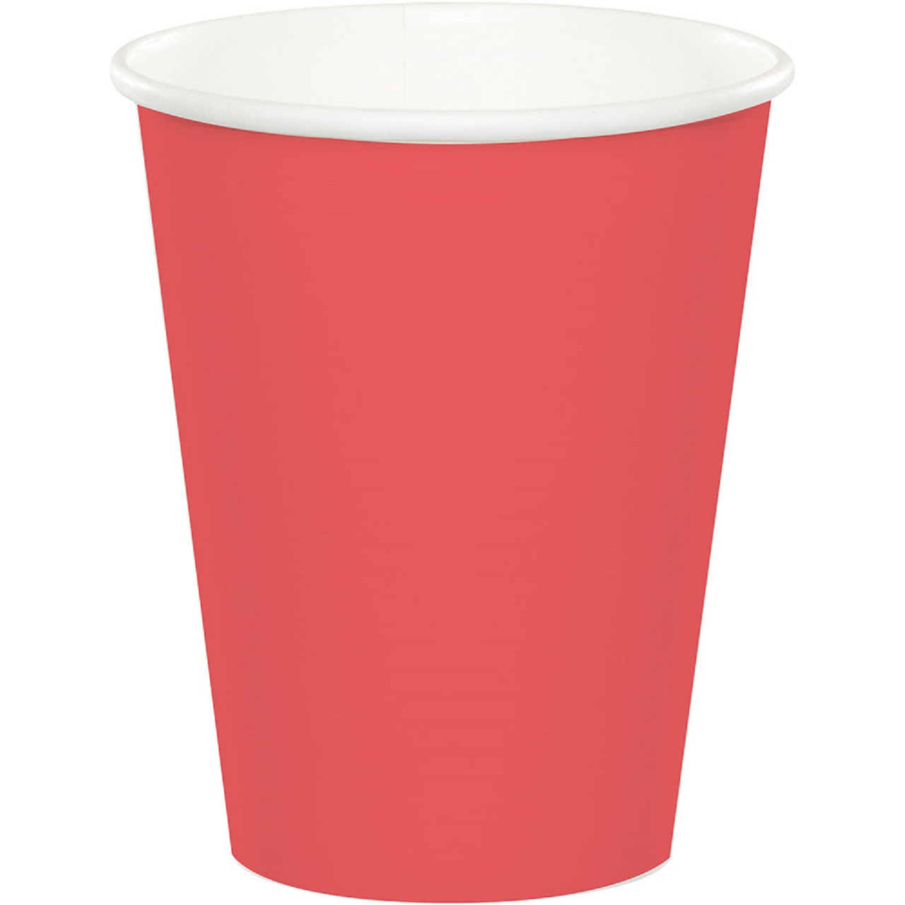 Club Pack of 240 Sunkissed Orange Disposable Drinking Party Cups
