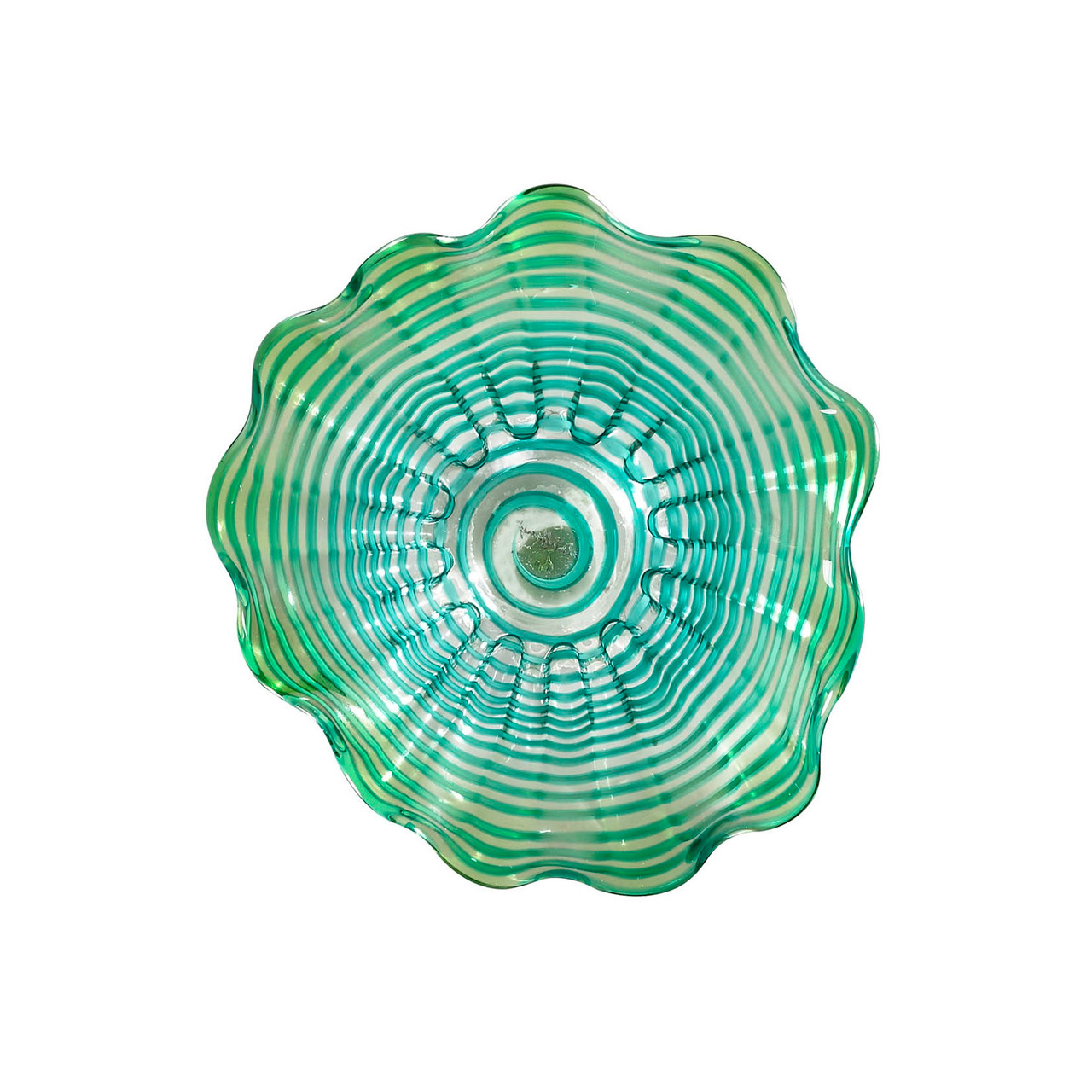 20" Blue & Green Glossy Finished Decorative Wall Decor | Christmas Central