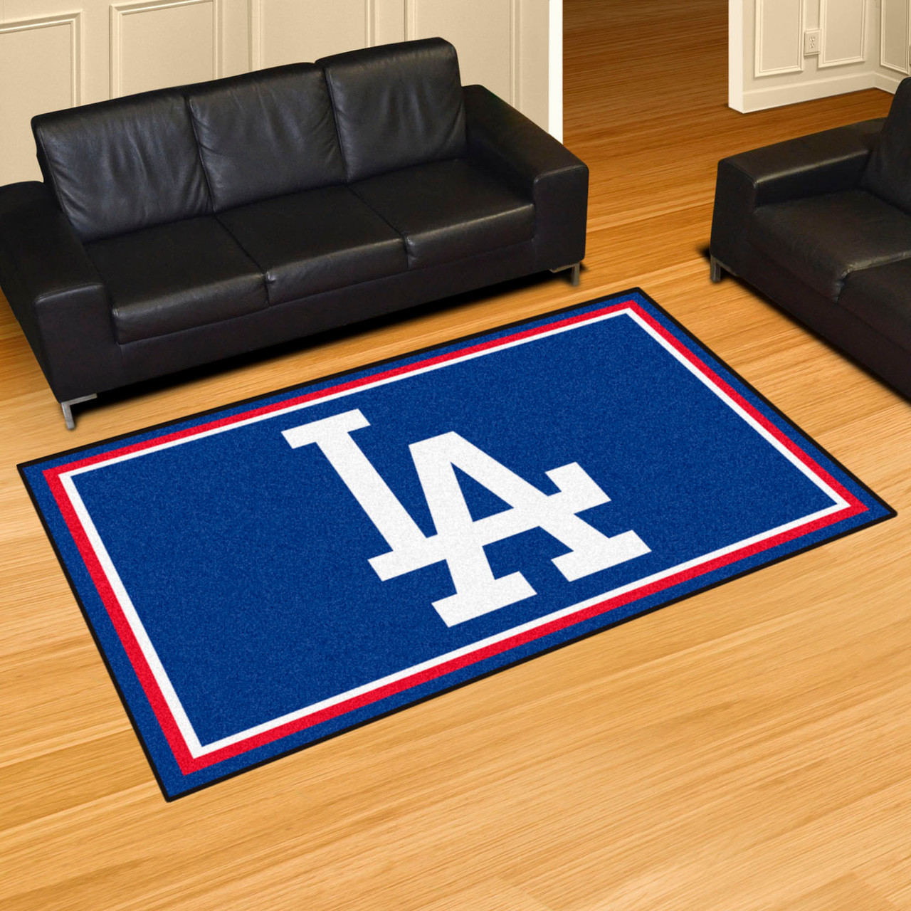 MLB Los Angeles Dodgers 5x8 Foot Plush Non-Skid Area Rug | Christmas ...